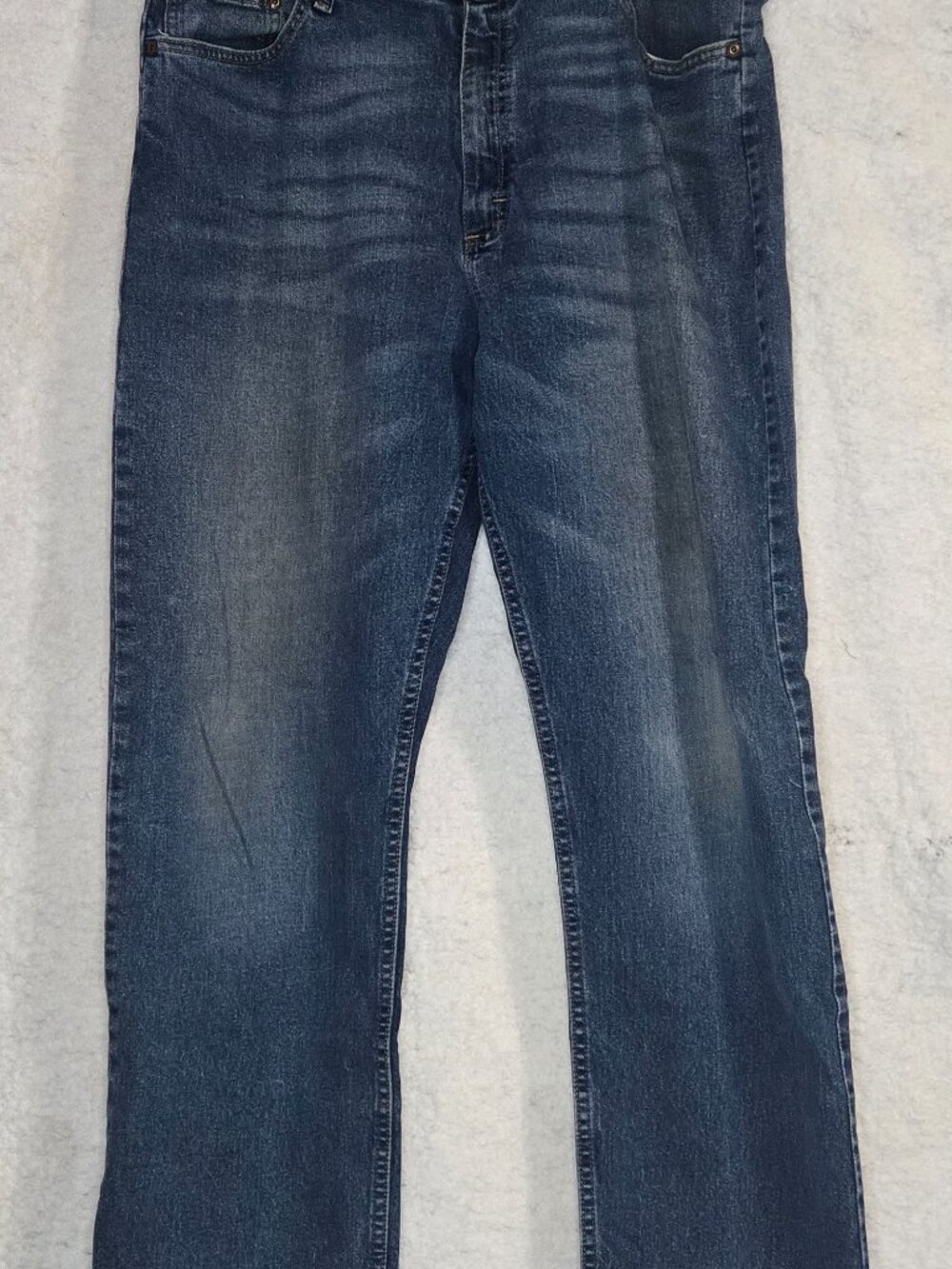 Wrangler Men's Jeans Size 38x32 Blue Wash Stretch Denim Straight Leg Pants